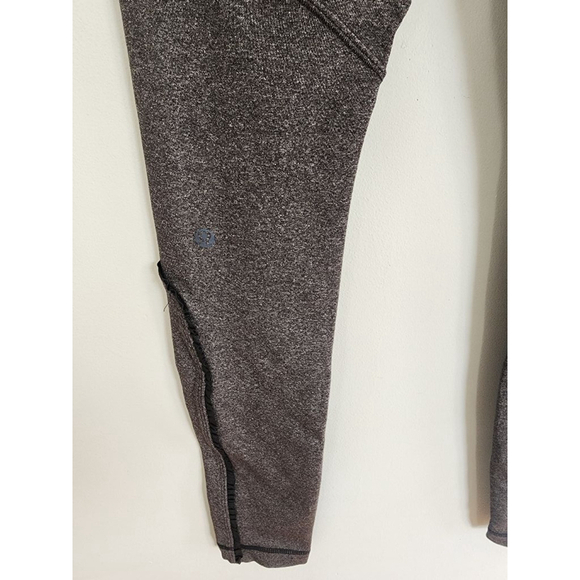 Women's Lululemon Leggings Gray Black Size 4 - Picture 5 of 7